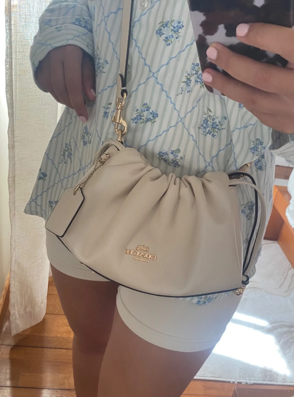 bolsa mala Coach Faye Shoulder beige crème lindissima sans défauts – photo 4
